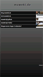 Mobile Screenshot of maweki.de