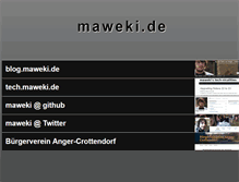 Tablet Screenshot of maweki.de
